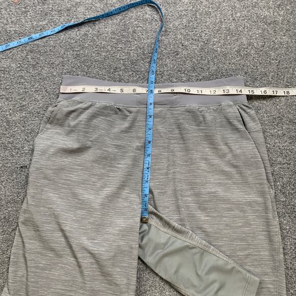 Lululemon Shorts Mens M Medium Grey Heather THE Linerless Lightweight Workout - Picture 4 of 11